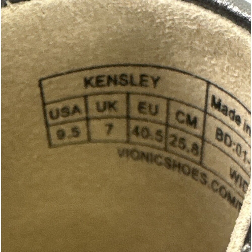 Vionic Kensley Loafer Pewter Metallic Leather Slip On Comfort Lightweight 9.5 W - Picture 8 of 13